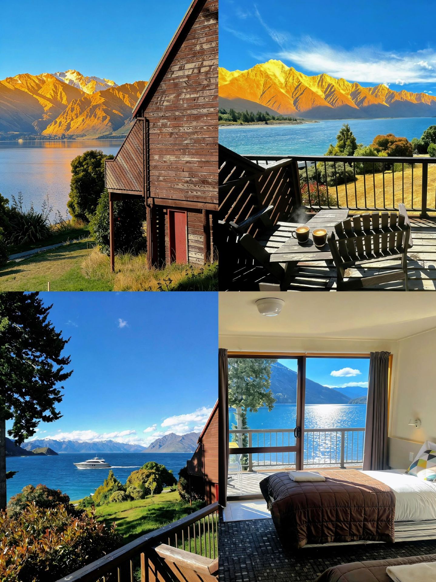 Wanaka, New Zealand! Nghỉ dưỡng tại một căn nhà gỗ bên hồ, nơi mang đến sức sống mới cho cuộc sống của bạn.