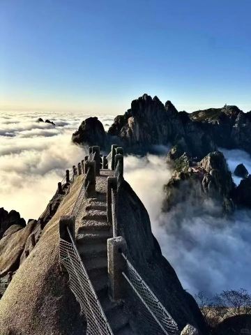黃山天都峰門票預約｜鯽魚背上看雲海｜Trip.com 黃山市