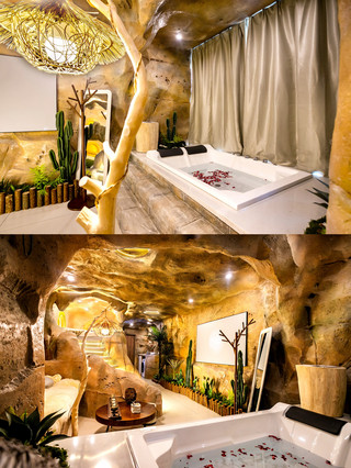 Stunning Private Hot Spring Cave B&B in Harbin | Right downstairs is Chinese Baroque Style!