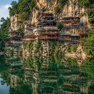 ที่เมืองโบราณเจิ้นหยวน ฉันได้สัมผัสกับฤดูร้อนที่อุณหภูมิ 23 องศาเซลเซียส ริมแม่น้ำอู๋หยาง