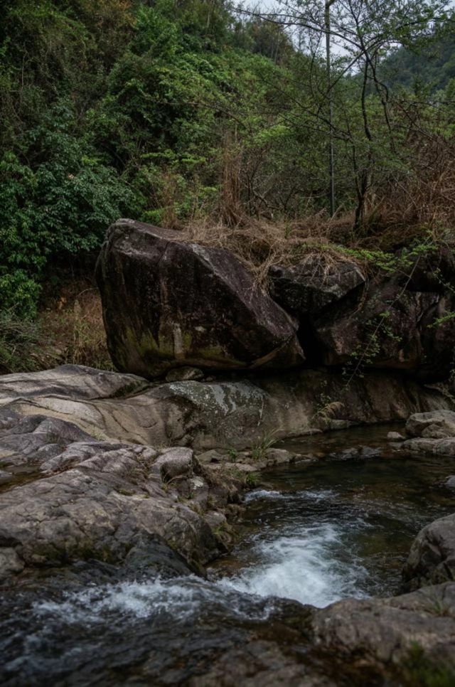 汕尾隱秘仙境！蓮花山腹地的絕美瀑布秘境