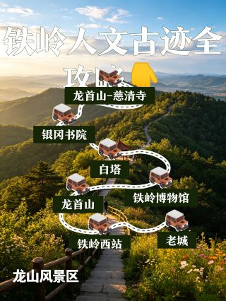 鉄嶺の人文古跡完全攻略
