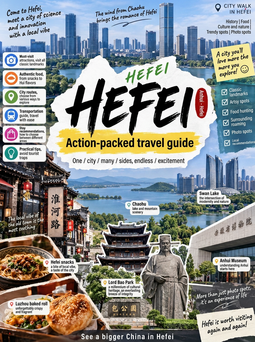 Hefei Slow Travel Guide: Lake Views, Old Town, and Local Vibes