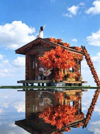 Step into a Miyazaki-inspired fairy tale town in the clouds in Taizhou