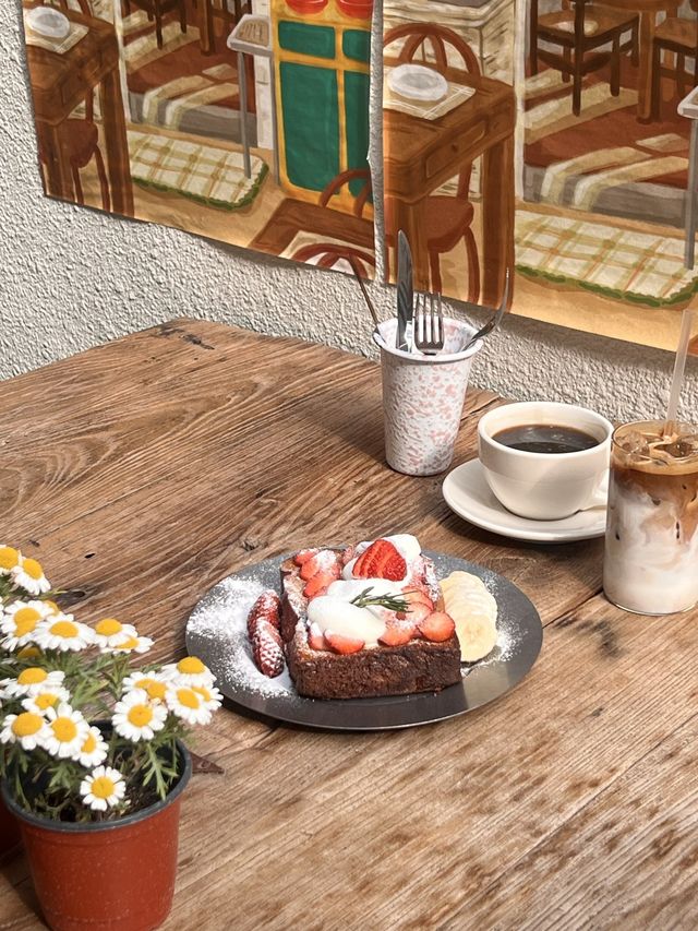 韓国/ソウル【延南洞】インテリア、フレンチトーストがとってもかわいい🧡おすすめカフェ