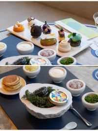 호텔에서 즐기는 아트 세이보리, 캐비아 & 샴페인