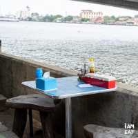 ⛵️กินเตี๋ยวต้มยำริมแม่น้ำเจ้าพระยาย่านนนทบุรี