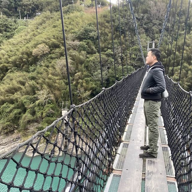 小烏來天空步道，天空繩橋，義興吊橋
