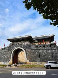 【韓国旅行🇰🇷】水原(スウォン)観光！有名な八達門へ行ってみた！