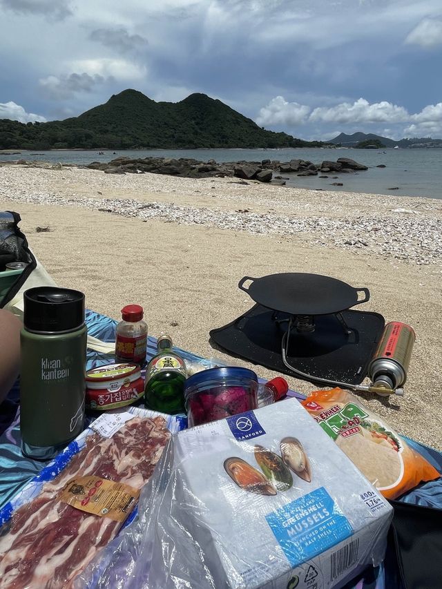 白沙洲🚣🏽‍♀️開餐｜西貢最近水清靚島💙🩵