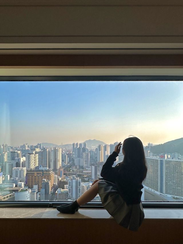 부산 시티뷰를 감상할 수 있는 롯데호텔 부산🤎