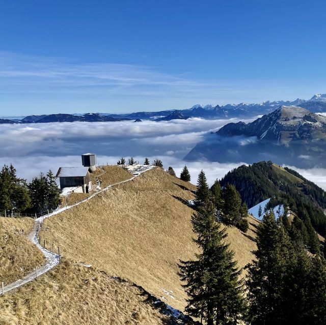 Winter Bliss: Stanserhorn's Alpine Majesty