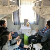 Taking the train from Datong to Beijing