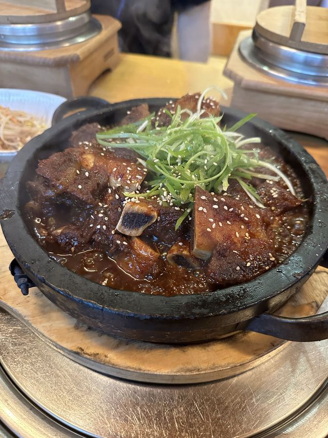 大邱10味の牛カルビチムをいただく。
