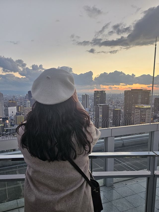 오사카 노을 명소 우메다공중정원에서 추억 잔뜩🙌