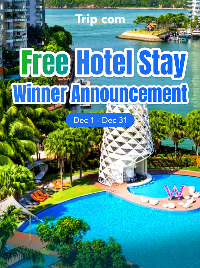 #FreeHotelStay Winner Announcement - Dec 2023