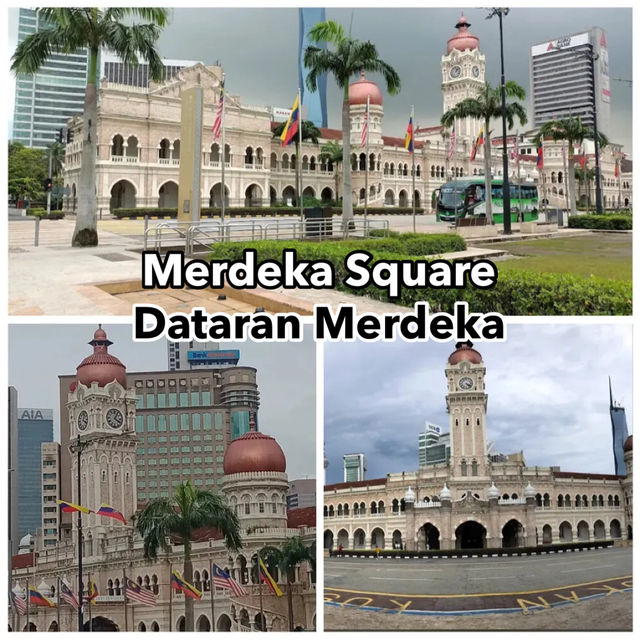 吉隆坡景點：Dataran Merdeka，享受輕鬆愉悅的步行、坐在廣場上放鬆身心。