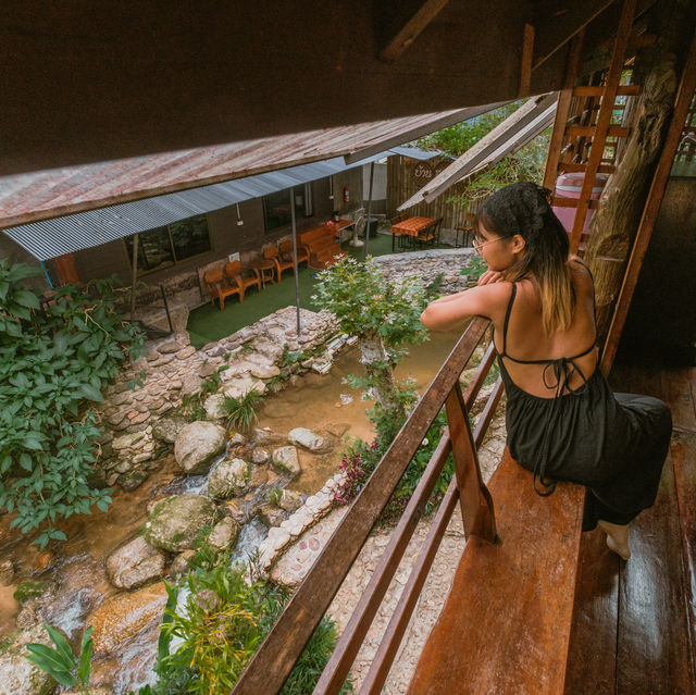 บ้านพักเหมาหลัง ติดธารน้ำ ในแม่กำปอง 🌳