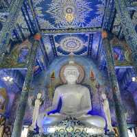 วัดสีน้ำเงิน วัดร่องเสือเต้น จ.เชียงราย