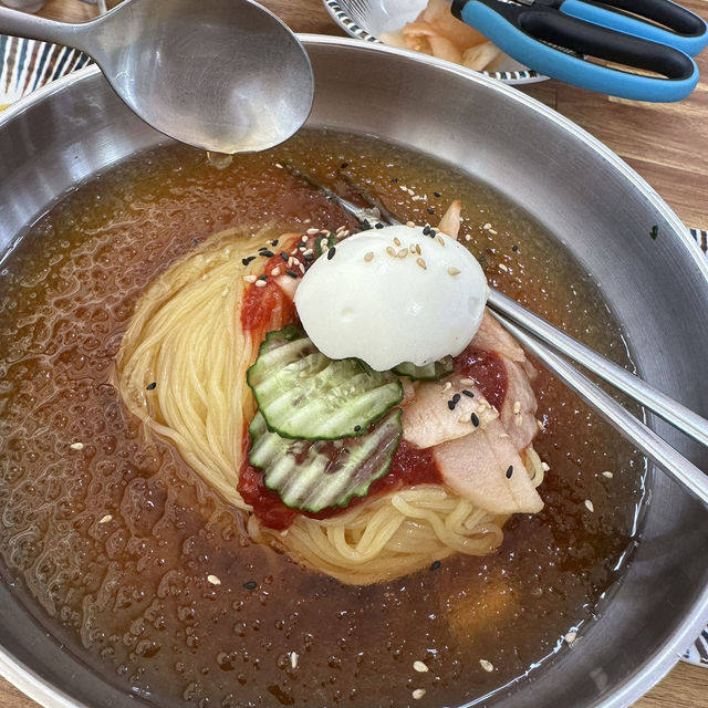 Korean Noodle WITH ICE? 🥶