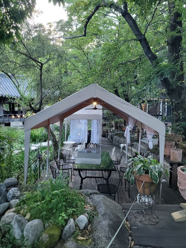 발 담그고 힐링하는 거창 물놀이카페🩵