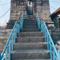 CLIMBING 243 STEPS TO THE FAMOUS TEMPLE 