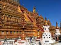 蒲甘王國的開國之塔，金碧輝煌的瑞西貢佛塔 Shwesandaw Pagoda