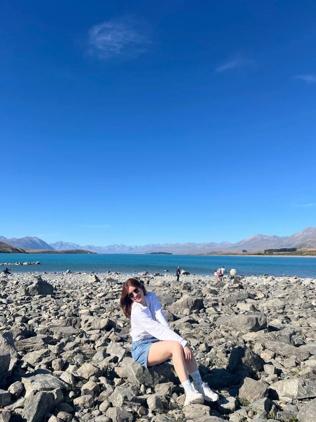 Lake Tekapo ทะเลสาบสีฟ้าที่ถูกต้อง 🩵