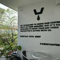 Try out the local coffee bean at Away Coffee & Co.