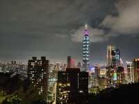台北旅行　象山の夜景！