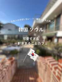 【韓国 ソウル】日本人はほぼ居ない韓国人女子に大人気の一軒家まるごとカフェ