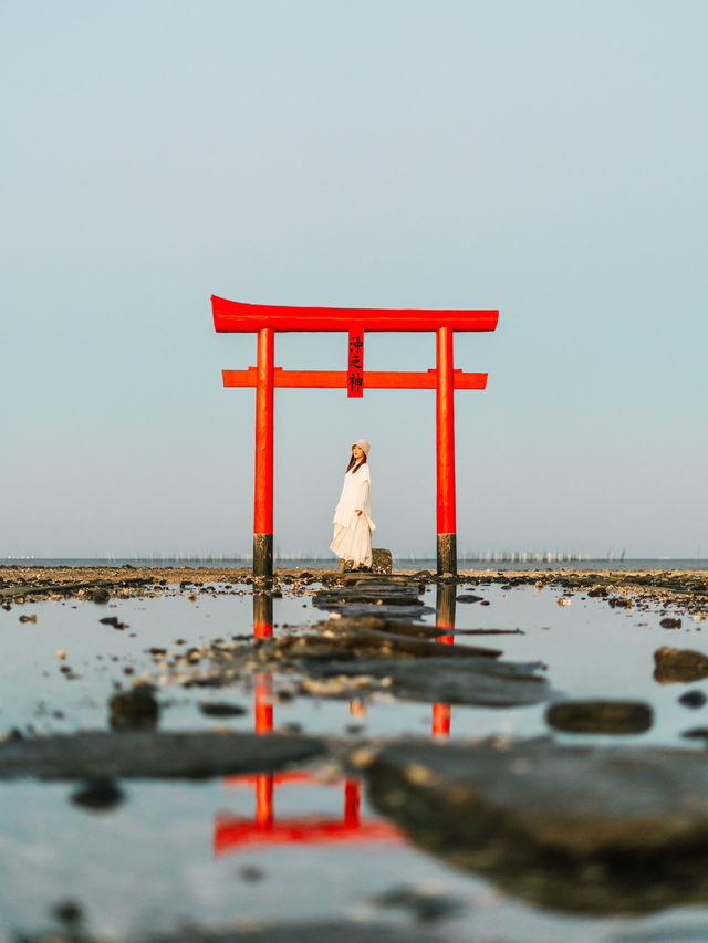 【佐賀】ここ知ってますか？海に浮かぶ幻想的な海中鳥居⛩🌊 