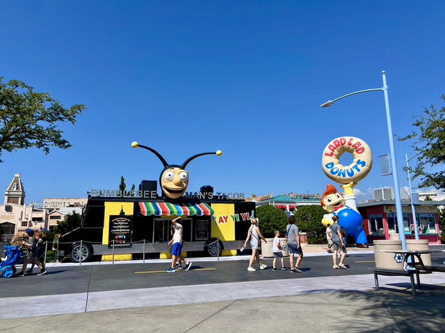 フロリダ🇺🇸シンプソンズのライド🎢