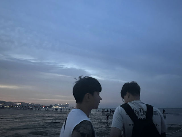 연태 밤바다와 노을!