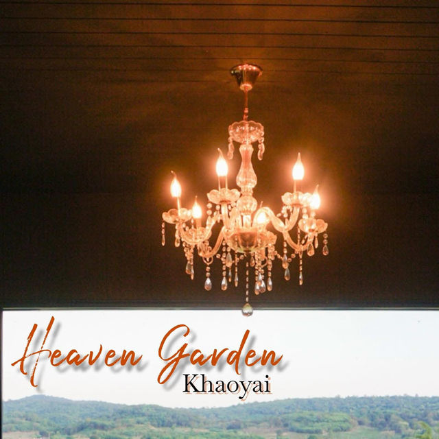 คาเฟ่สีดำ Heaven garden khaoyai 