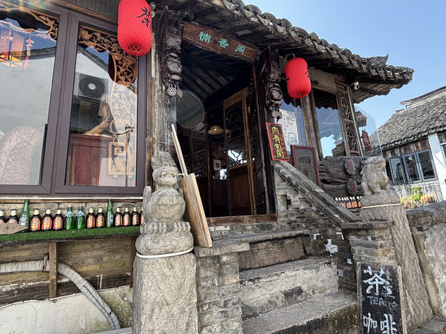 朱家角古鎮にあるレトロ茶館　楠香閣