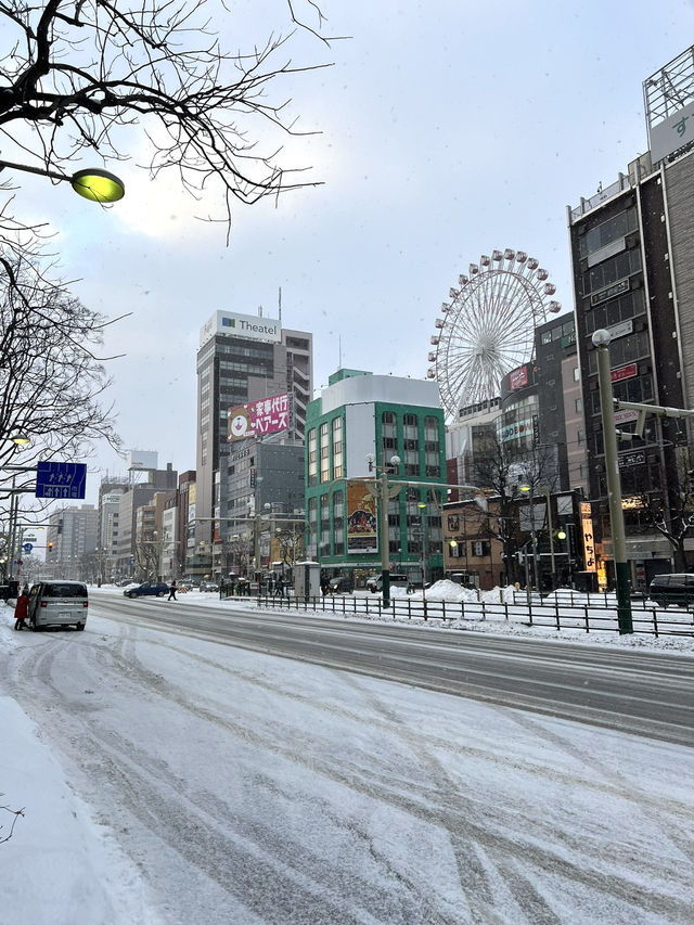 A Snowy Day in Sapporo – Cold Hands, Warm Food & Sweet Finds☃️