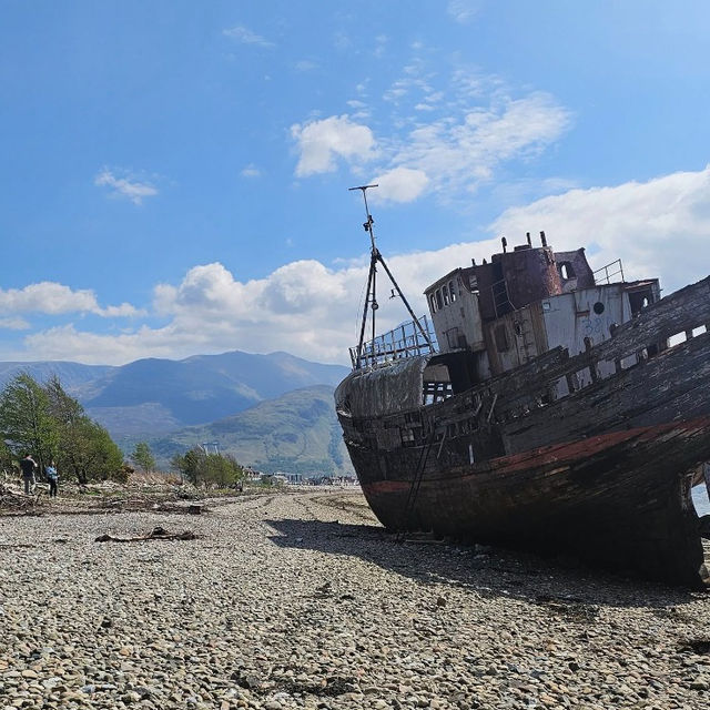 The Haunting Beauty of Caol Beach Shipwreck