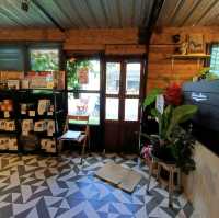 AB about coffee and garden at Lopburi 
