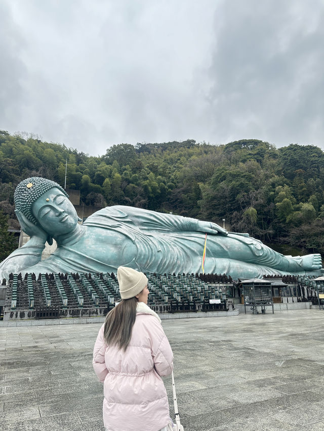 วัดพระนอนองค์ใหญ่ ที่ต้องไปเมื่อไป fukuoka🇯🇵