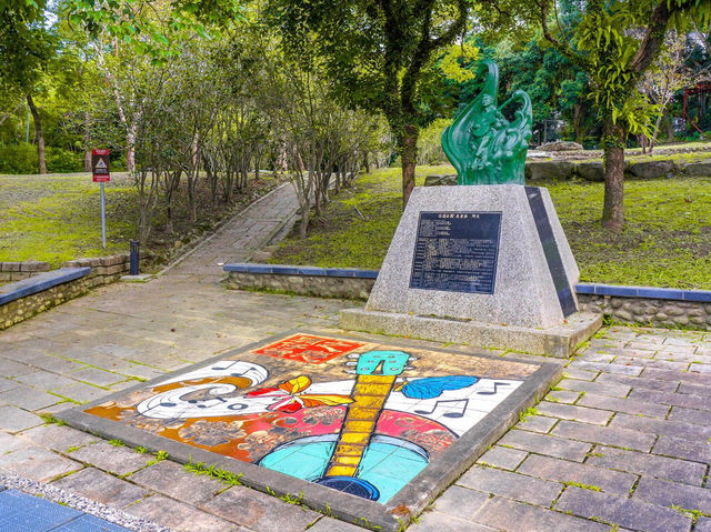 嶺頂公園｜台南最療癒的觀景祕境，在山林裡看見整片平原