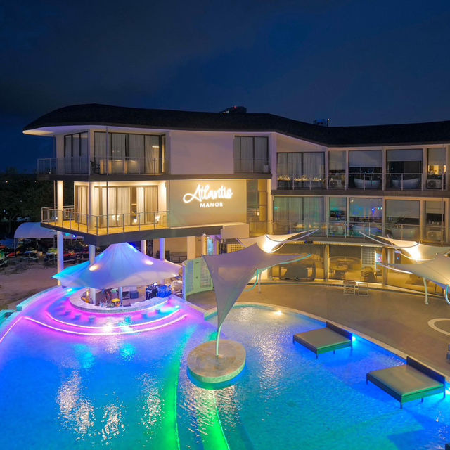 💙Atlantis Manor รร.เปิดใหม่บางแสน วิวทะเล สระปัง