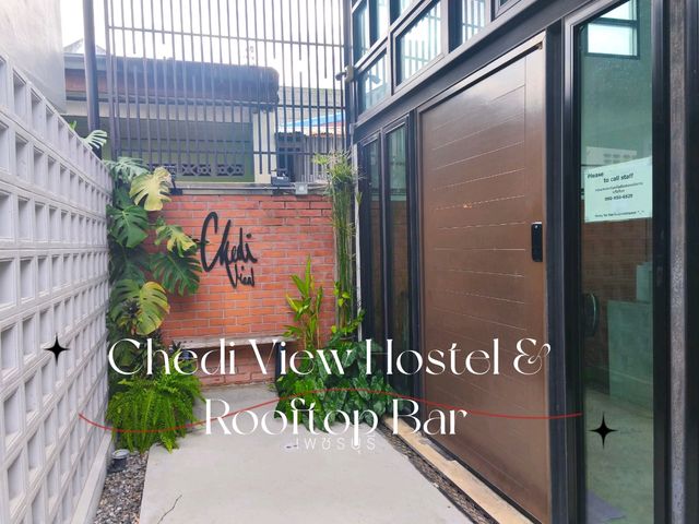 Chedi View Hostel & Rooftop Bar 🏙️