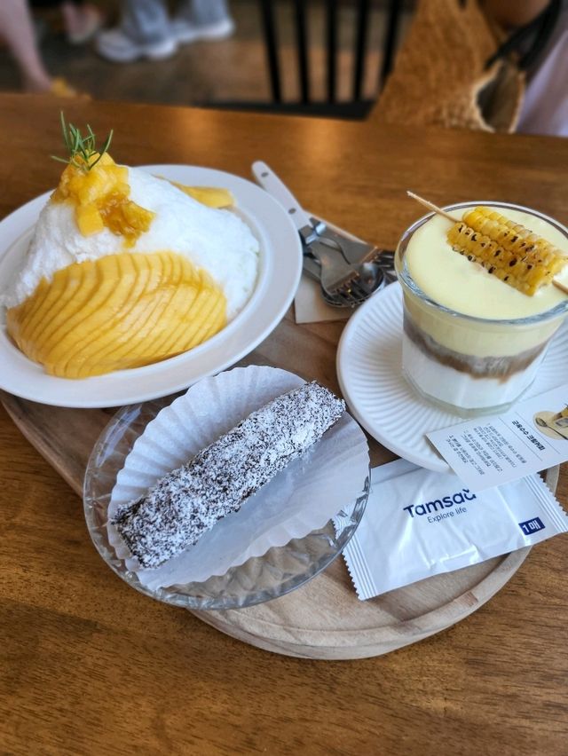 거제에서 즐기는 망고빙수는 여기