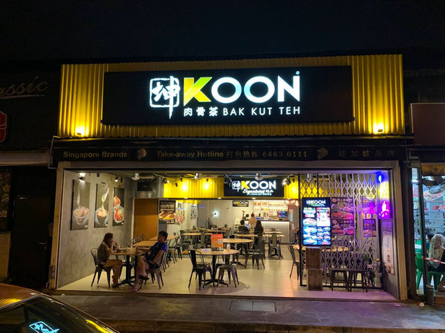 🍲 KOON Bak Kut Teh – A Modern Twist on a Singaporean Classic