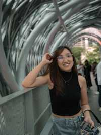 Colourful Saloma Link Bridge 