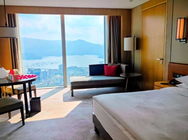 海景十分美麗的鹽田凱悦酒店