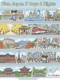 แผนการเดินทาง โตเกียว - คาวากูจิโกะ - ดิสนีย์ซี