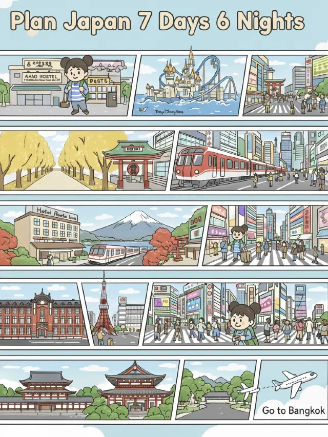 Travel Itinerary: Tokyo - Kawaguchiko - DisneySea