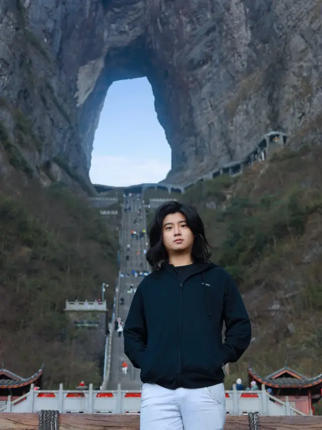 First time in Tianmen Mountain!